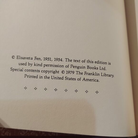 ANTON CHEKHOV Greatest Plays Franklin Library Illustrated by Stan Hunter 1979 - Picture 7 of 7
